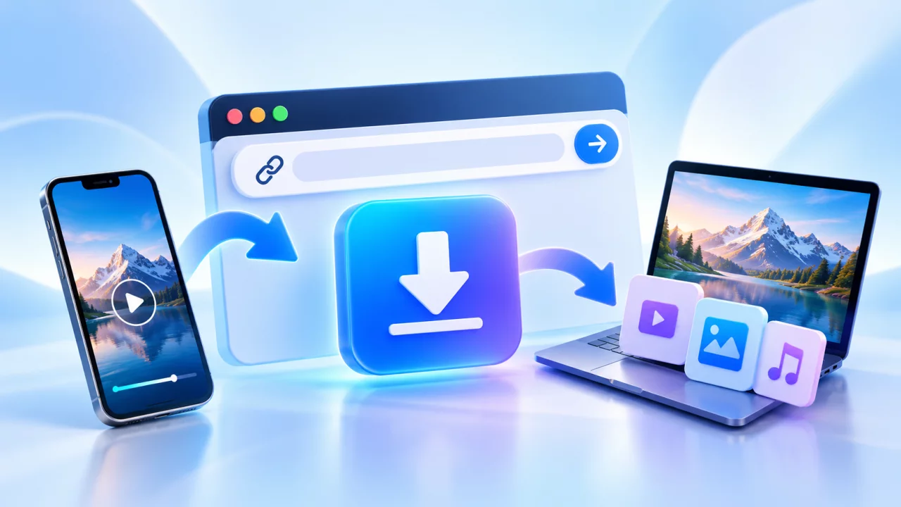 Illustration for SaveFrom.net Alternative in 2026: A Clear Browser Workflow