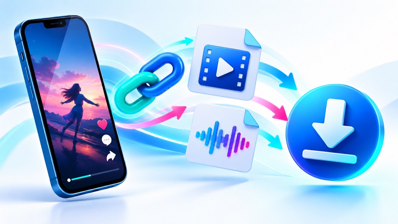 Illustration for TikTok Link Guide: MP4 Video, MP3 Audio and Short URLs Explained