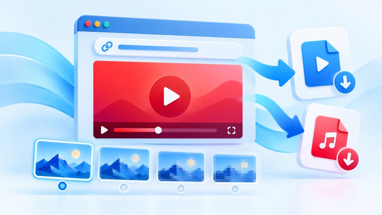 Illustration for How to Download a Public YouTube Video: Formats, Quality and Link Tips